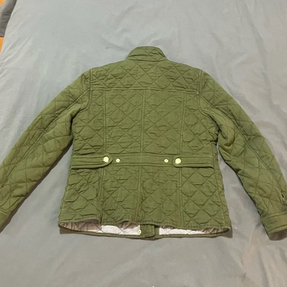 J. Crew Green Quilted Field Jacket (Size M) - Picture 7 of 7